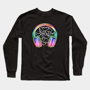 Headphones Long Sleeve T-Shirt